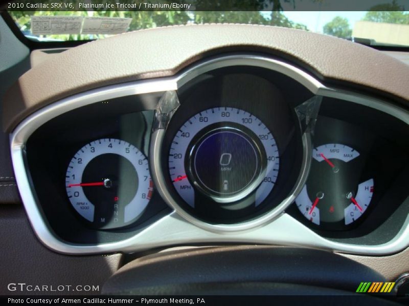 Platinum Ice Tricoat / Titanium/Ebony 2010 Cadillac SRX V6