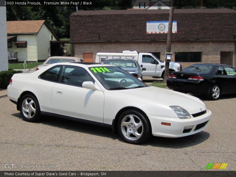 Premium White Pearl / Black 2000 Honda Prelude