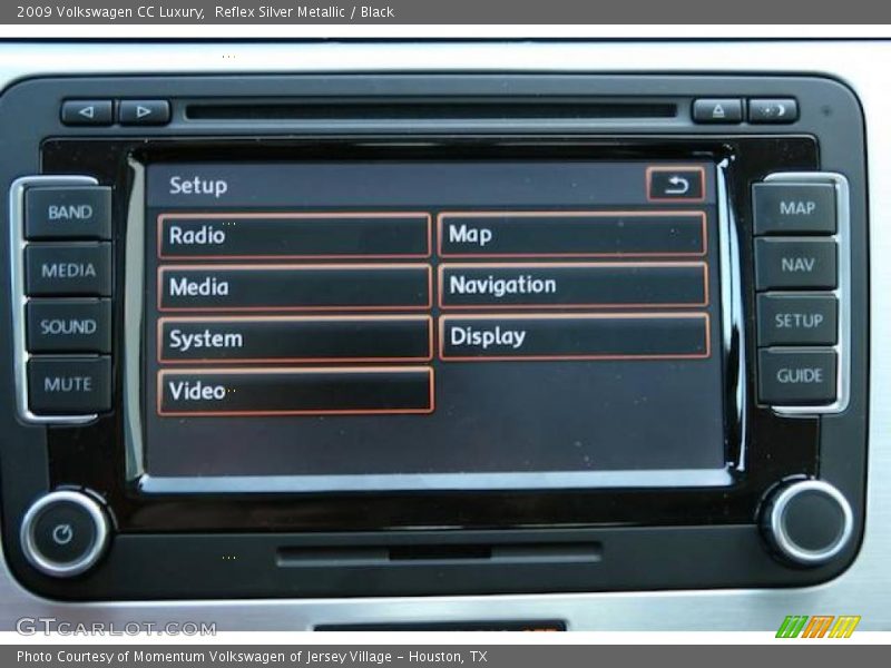 Reflex Silver Metallic / Black 2009 Volkswagen CC Luxury