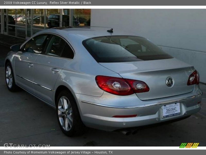 Reflex Silver Metallic / Black 2009 Volkswagen CC Luxury