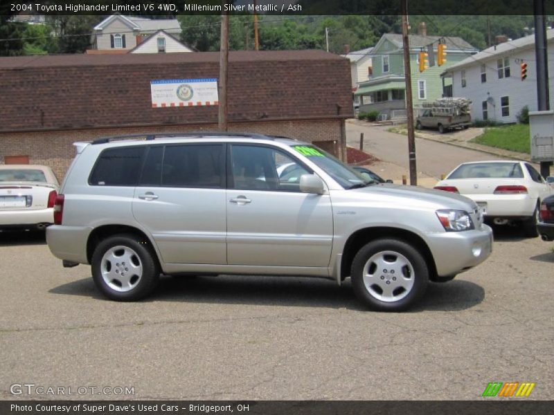 Millenium Silver Metallic / Ash 2004 Toyota Highlander Limited V6 4WD