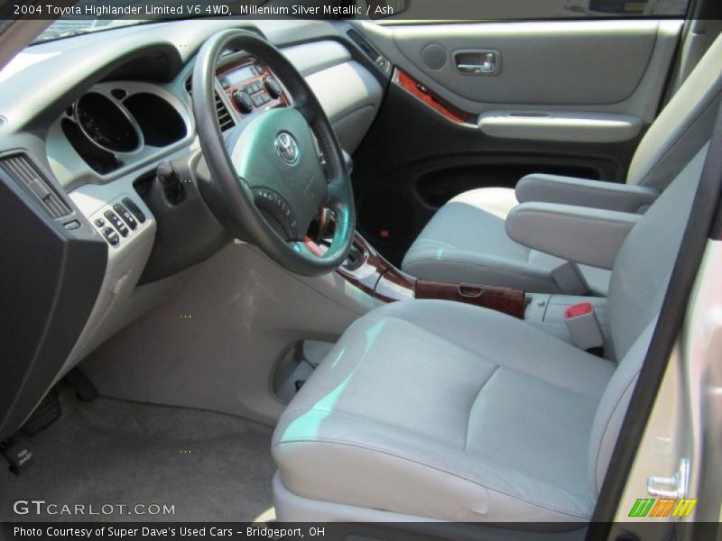 Millenium Silver Metallic / Ash 2004 Toyota Highlander Limited V6 4WD
