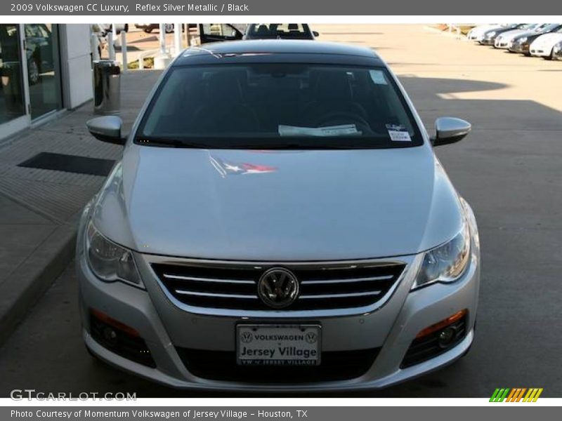 Reflex Silver Metallic / Black 2009 Volkswagen CC Luxury