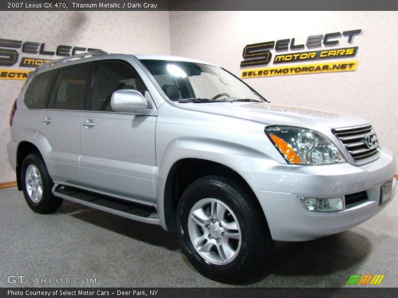 Titanium Metallic / Dark Gray 2007 Lexus GX 470