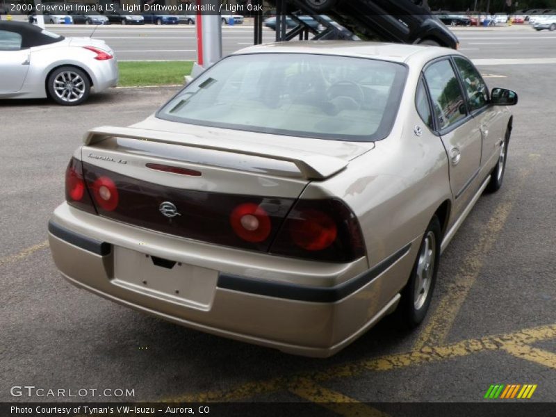 Light Driftwood Metallic / Light Oak 2000 Chevrolet Impala LS