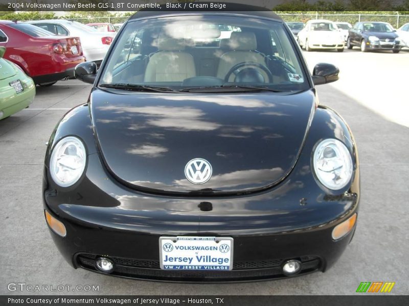 Black / Cream Beige 2004 Volkswagen New Beetle GLS 1.8T Convertible
