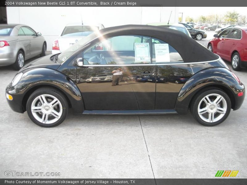 Black / Cream Beige 2004 Volkswagen New Beetle GLS 1.8T Convertible