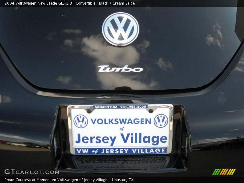 Black / Cream Beige 2004 Volkswagen New Beetle GLS 1.8T Convertible