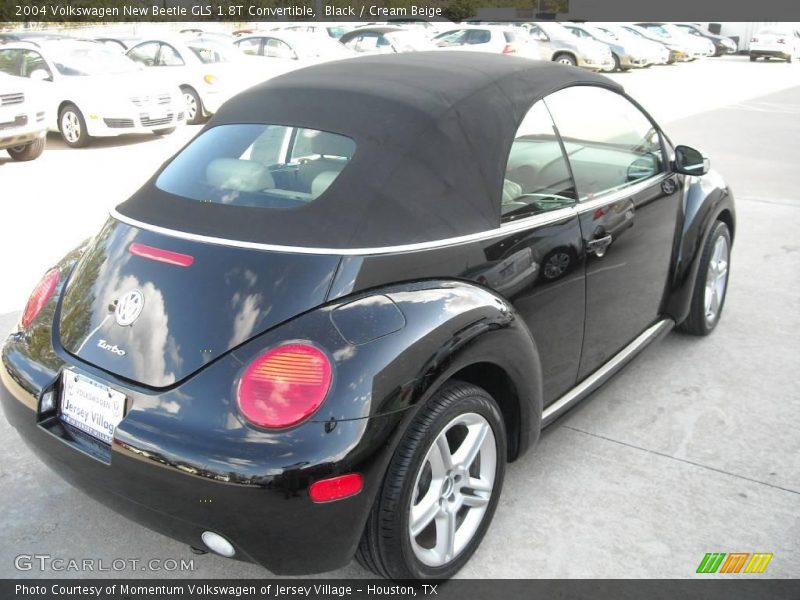 Black / Cream Beige 2004 Volkswagen New Beetle GLS 1.8T Convertible