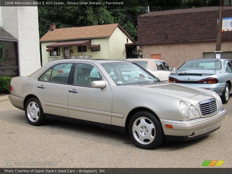 Smoke Silver Metallic / Parchment 1998 Mercedes-Benz E 430 Sedan