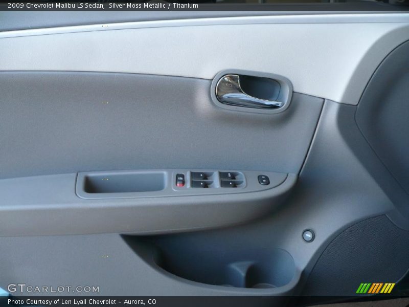 Silver Moss Metallic / Titanium 2009 Chevrolet Malibu LS Sedan