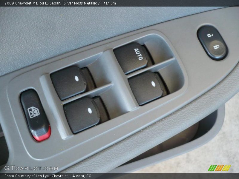 Silver Moss Metallic / Titanium 2009 Chevrolet Malibu LS Sedan