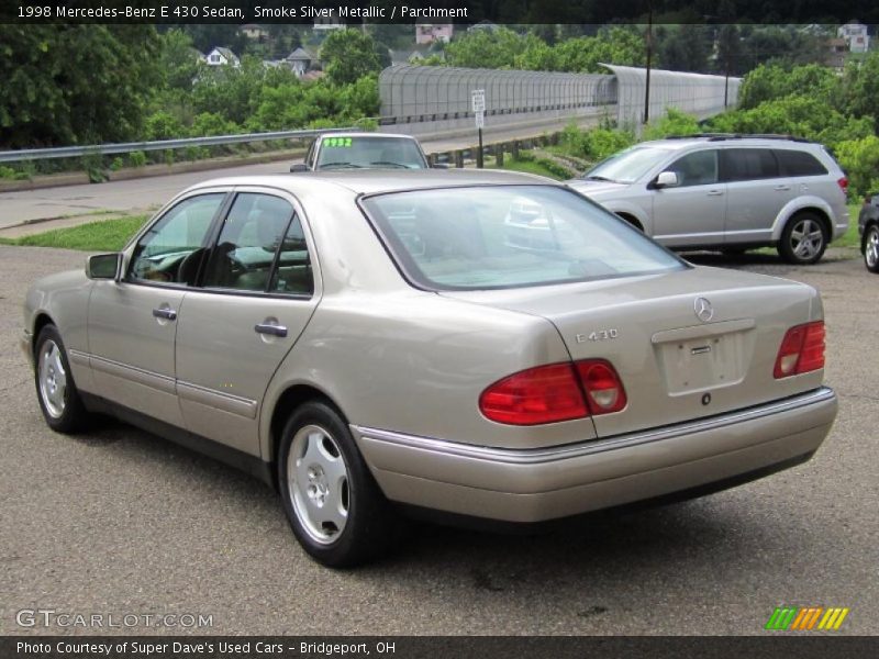 Smoke Silver Metallic / Parchment 1998 Mercedes-Benz E 430 Sedan