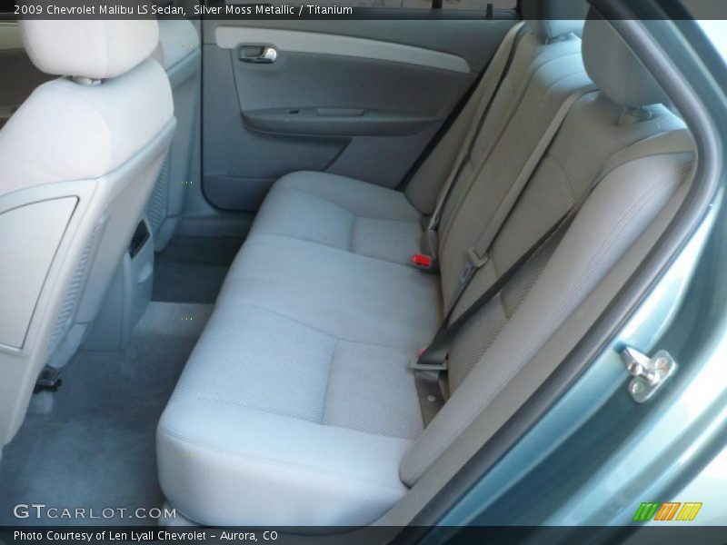 Silver Moss Metallic / Titanium 2009 Chevrolet Malibu LS Sedan