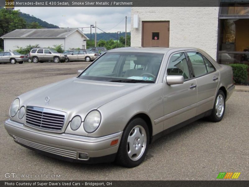 Smoke Silver Metallic / Parchment 1998 Mercedes-Benz E 430 Sedan