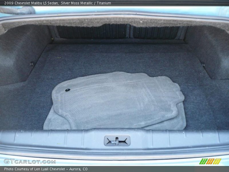Silver Moss Metallic / Titanium 2009 Chevrolet Malibu LS Sedan