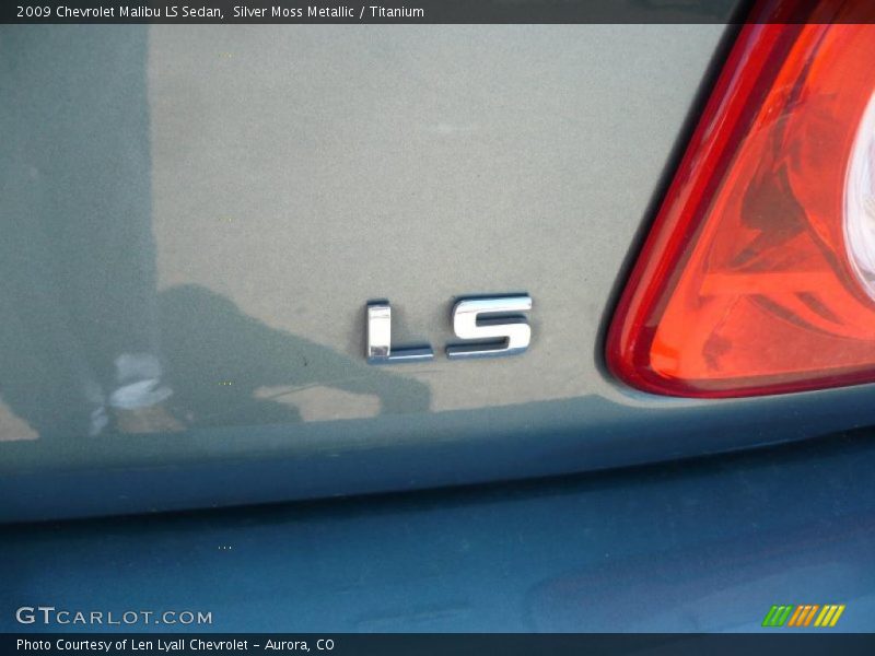 Silver Moss Metallic / Titanium 2009 Chevrolet Malibu LS Sedan