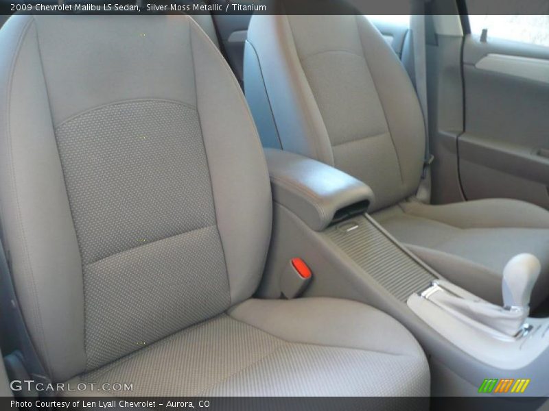 Silver Moss Metallic / Titanium 2009 Chevrolet Malibu LS Sedan