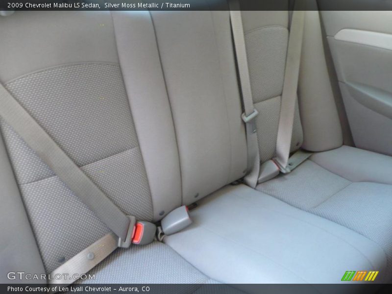 Silver Moss Metallic / Titanium 2009 Chevrolet Malibu LS Sedan