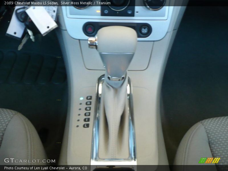 Silver Moss Metallic / Titanium 2009 Chevrolet Malibu LS Sedan