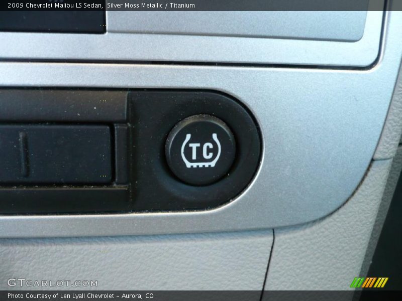 Silver Moss Metallic / Titanium 2009 Chevrolet Malibu LS Sedan