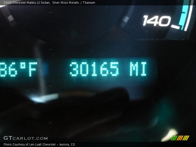 Silver Moss Metallic / Titanium 2009 Chevrolet Malibu LS Sedan
