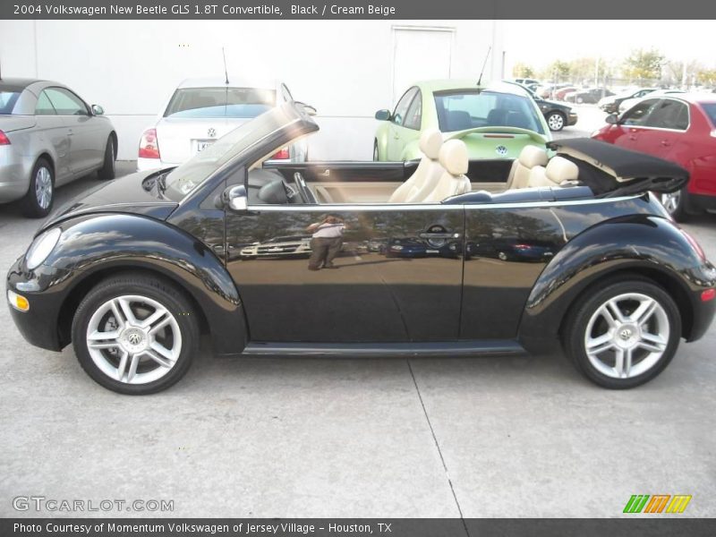 Black / Cream Beige 2004 Volkswagen New Beetle GLS 1.8T Convertible