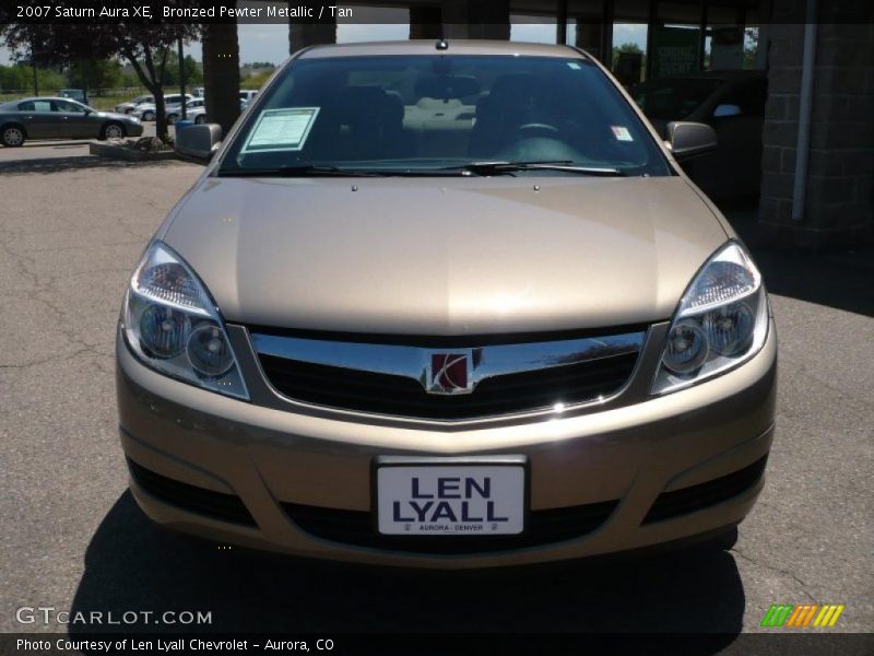 Bronzed Pewter Metallic / Tan 2007 Saturn Aura XE