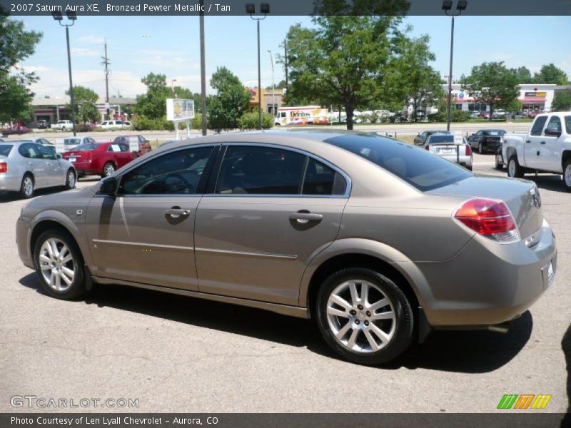 Bronzed Pewter Metallic / Tan 2007 Saturn Aura XE