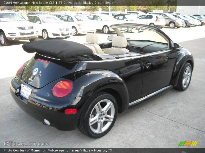 Black / Cream Beige 2004 Volkswagen New Beetle GLS 1.8T Convertible