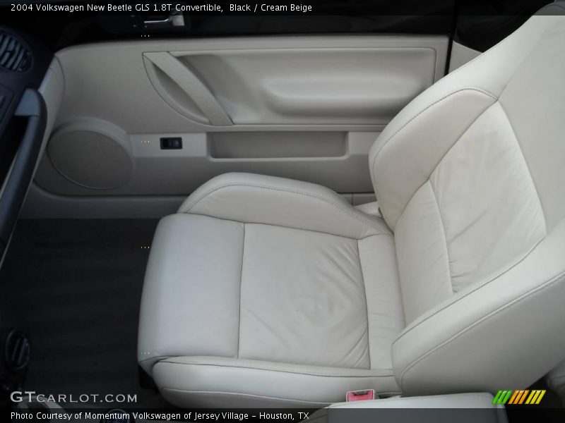 Black / Cream Beige 2004 Volkswagen New Beetle GLS 1.8T Convertible