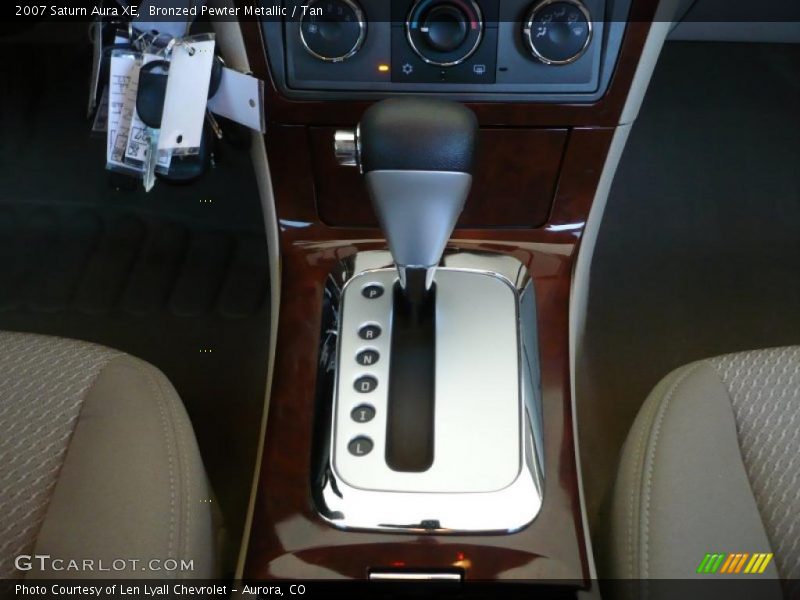 Bronzed Pewter Metallic / Tan 2007 Saturn Aura XE
