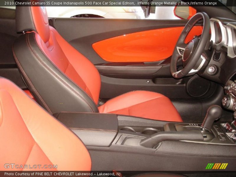 Inferno Orange Metallic / Black/Inferno Orange 2010 Chevrolet Camaro SS Coupe Indianapolis 500 Pace Car Special Edition