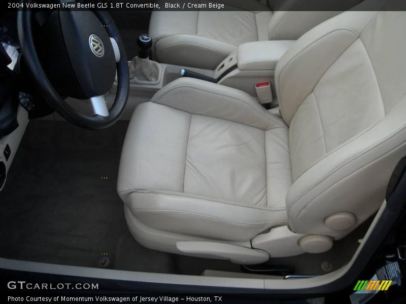 Black / Cream Beige 2004 Volkswagen New Beetle GLS 1.8T Convertible