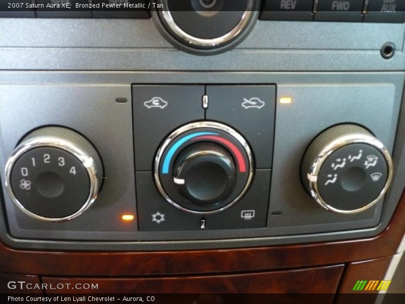 Bronzed Pewter Metallic / Tan 2007 Saturn Aura XE