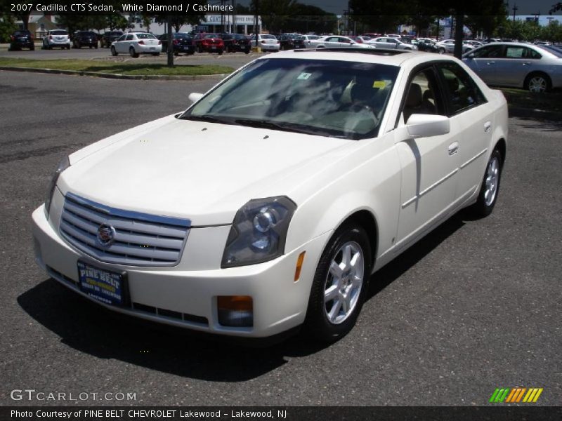 White Diamond / Cashmere 2007 Cadillac CTS Sedan