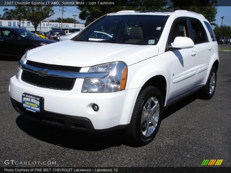 Summit White / Light Cashmere 2007 Chevrolet Equinox LT AWD