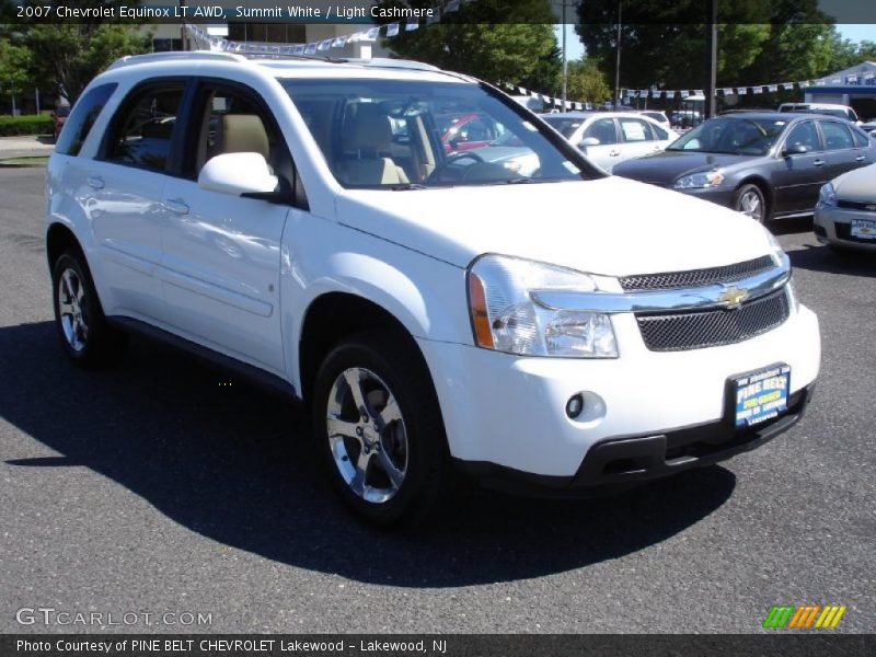 Summit White / Light Cashmere 2007 Chevrolet Equinox LT AWD