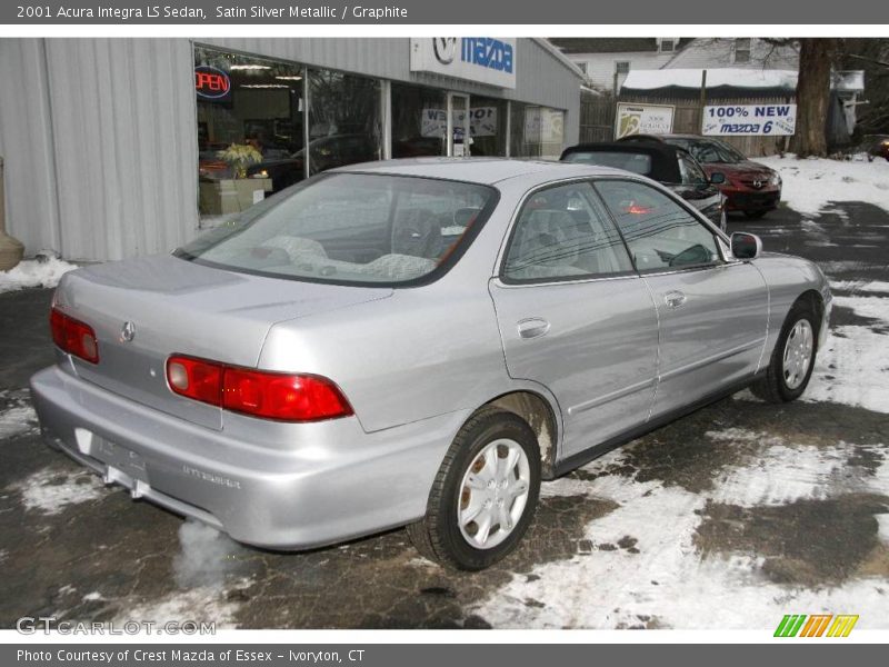 Satin Silver Metallic / Graphite 2001 Acura Integra LS Sedan