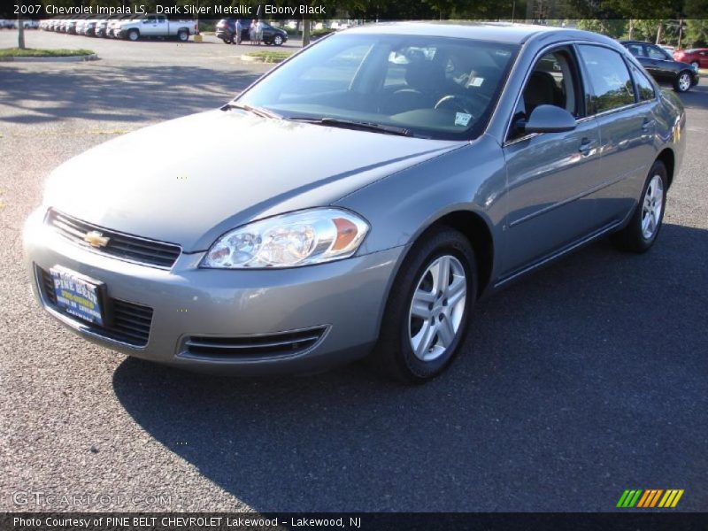 Dark Silver Metallic / Ebony Black 2007 Chevrolet Impala LS