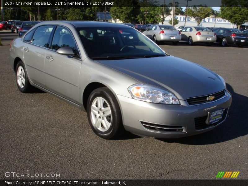 Dark Silver Metallic / Ebony Black 2007 Chevrolet Impala LS