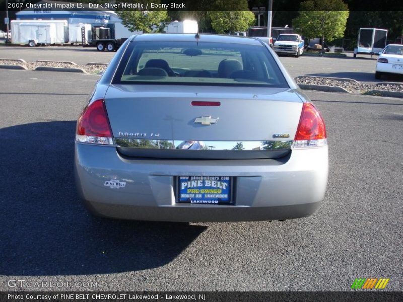 Dark Silver Metallic / Ebony Black 2007 Chevrolet Impala LS