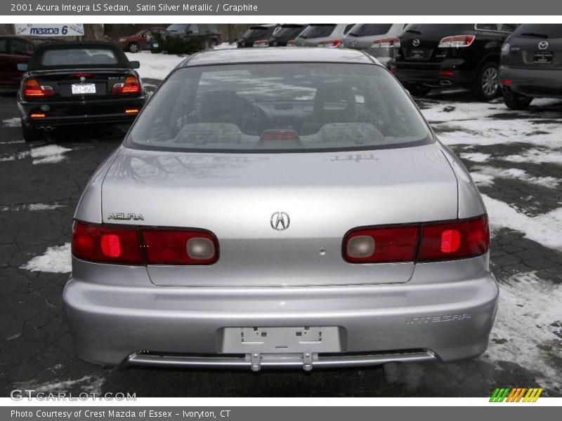 Satin Silver Metallic / Graphite 2001 Acura Integra LS Sedan