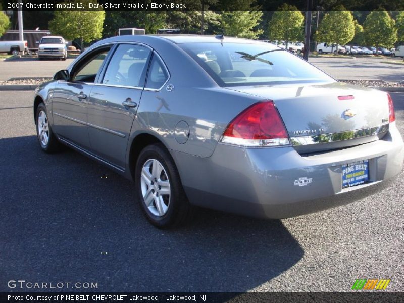 Dark Silver Metallic / Ebony Black 2007 Chevrolet Impala LS