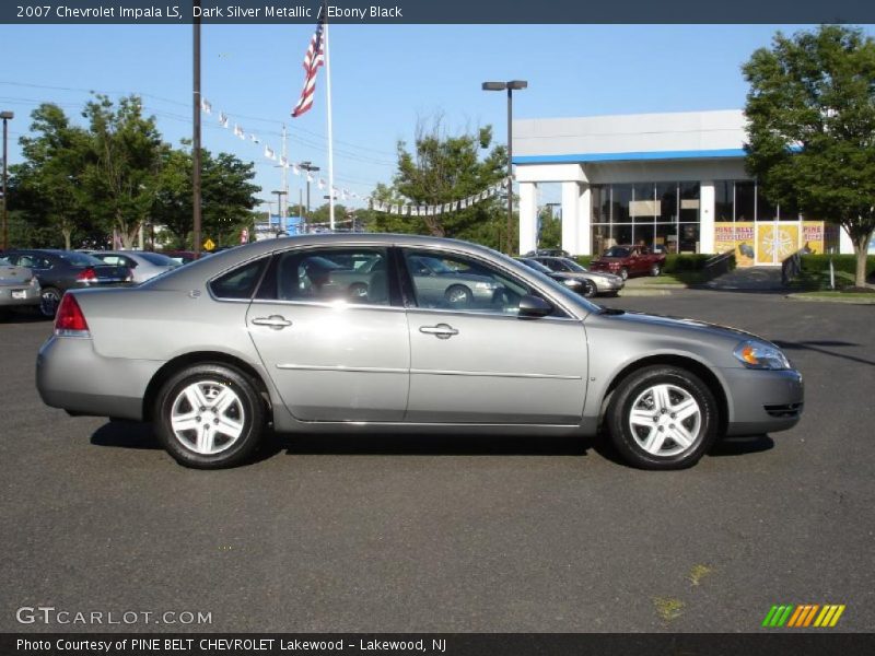 Dark Silver Metallic / Ebony Black 2007 Chevrolet Impala LS