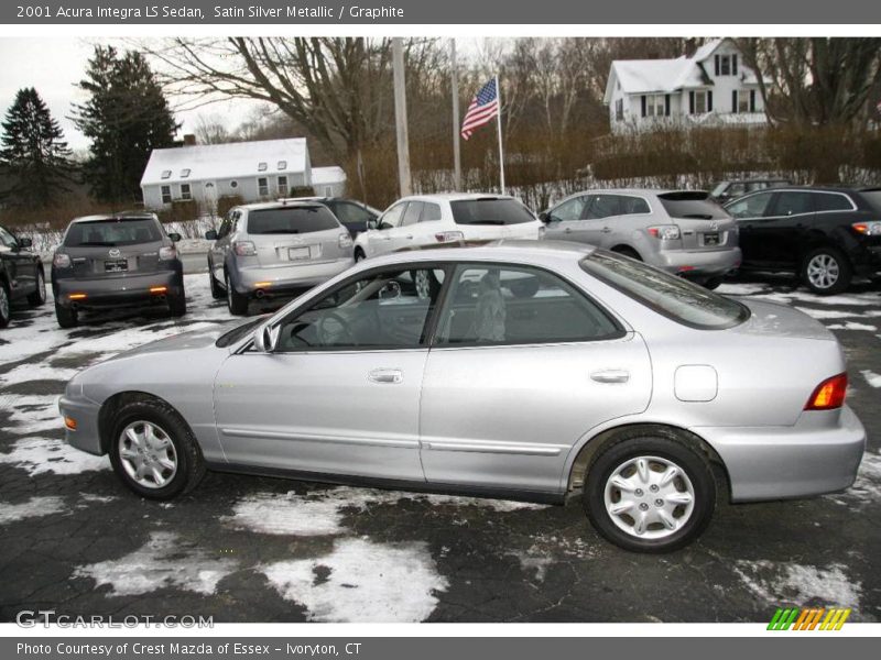 Satin Silver Metallic / Graphite 2001 Acura Integra LS Sedan