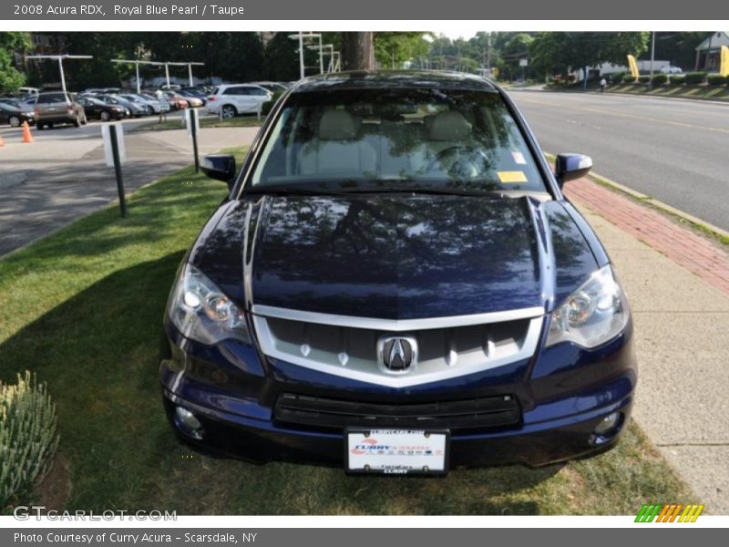 Royal Blue Pearl / Taupe 2008 Acura RDX