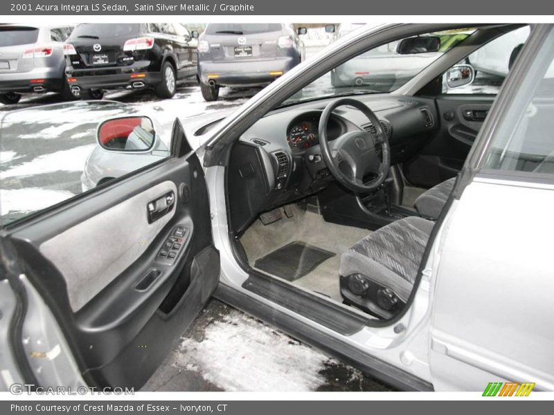 Satin Silver Metallic / Graphite 2001 Acura Integra LS Sedan