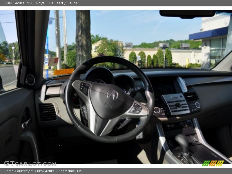 Royal Blue Pearl / Taupe 2008 Acura RDX