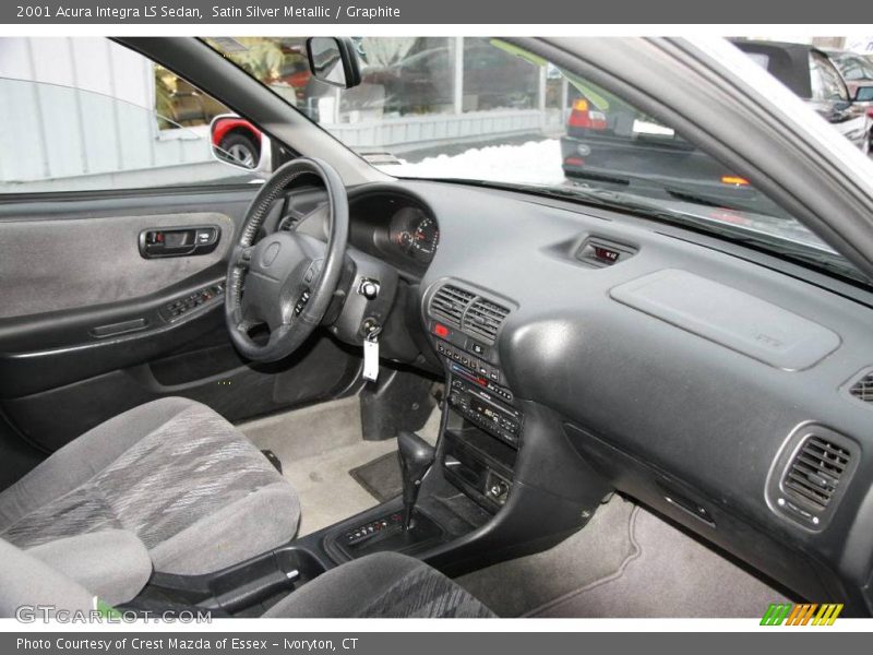 Satin Silver Metallic / Graphite 2001 Acura Integra LS Sedan